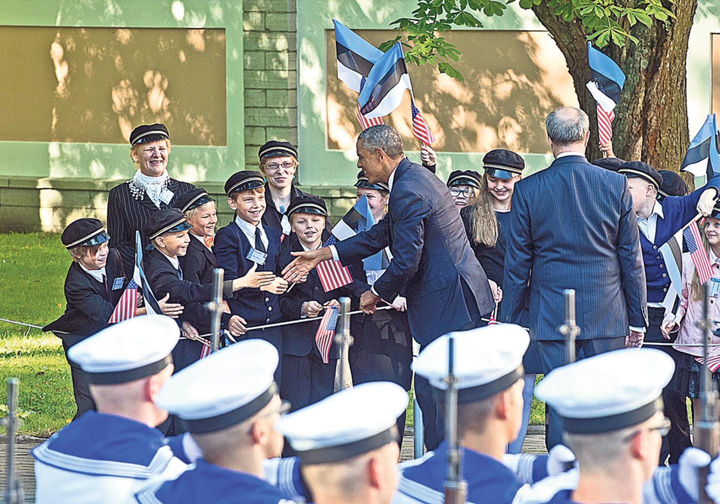 Обама в Эстонии.