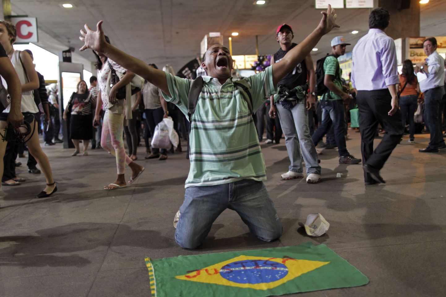 Протесты в Бразилии.
