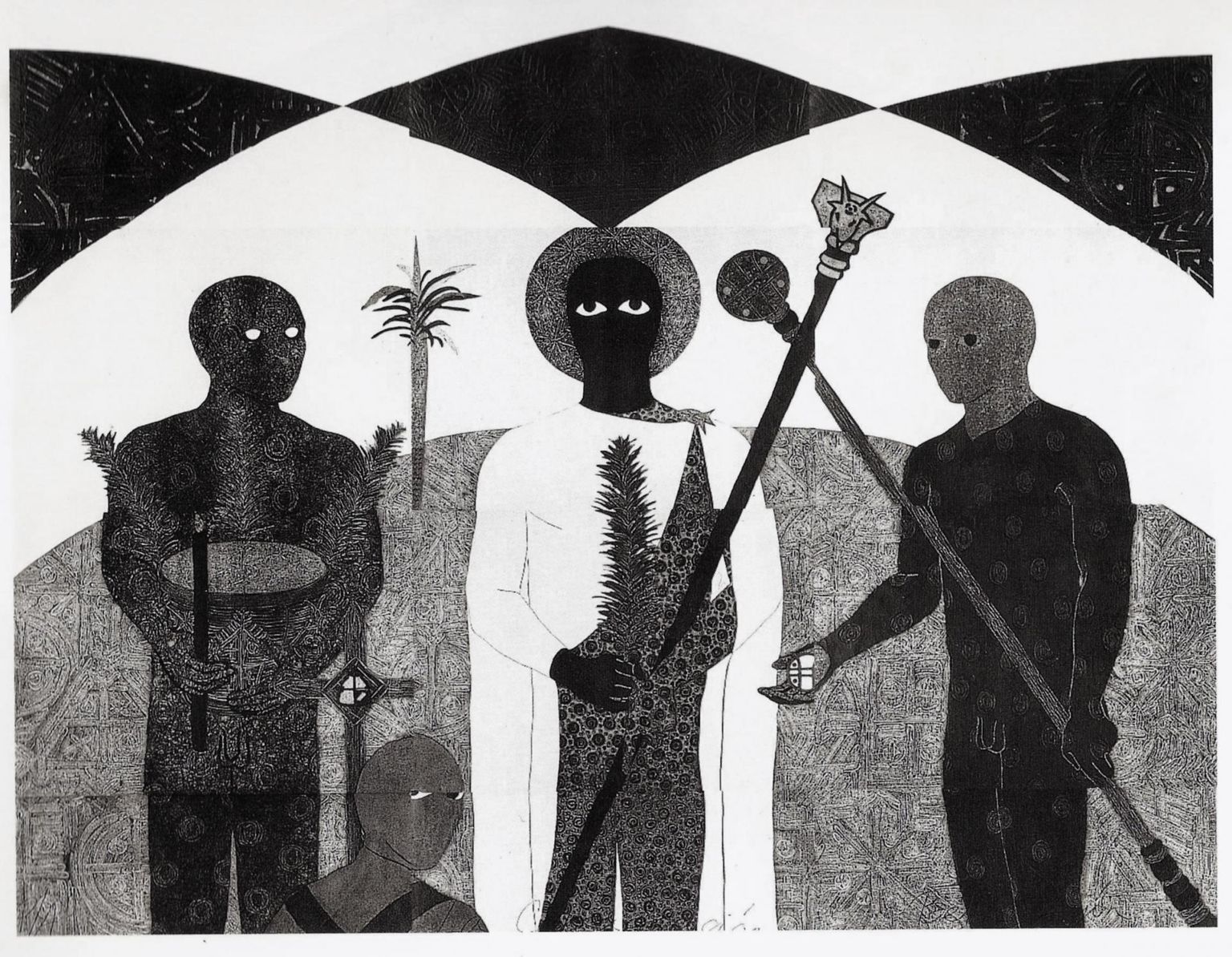 Belkis Ayóni teos «La consagración», 1991 FOTO: Jose A. Figueroa