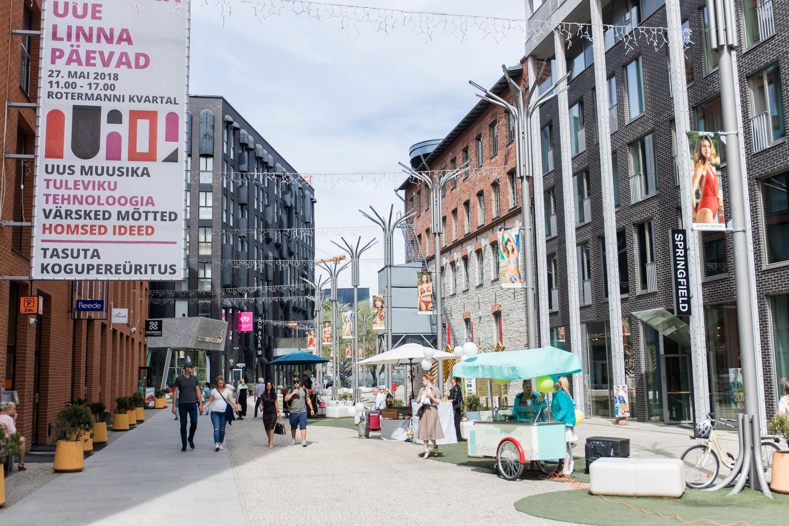Tallinna uue linna päevad Rotermanni kvartalis.