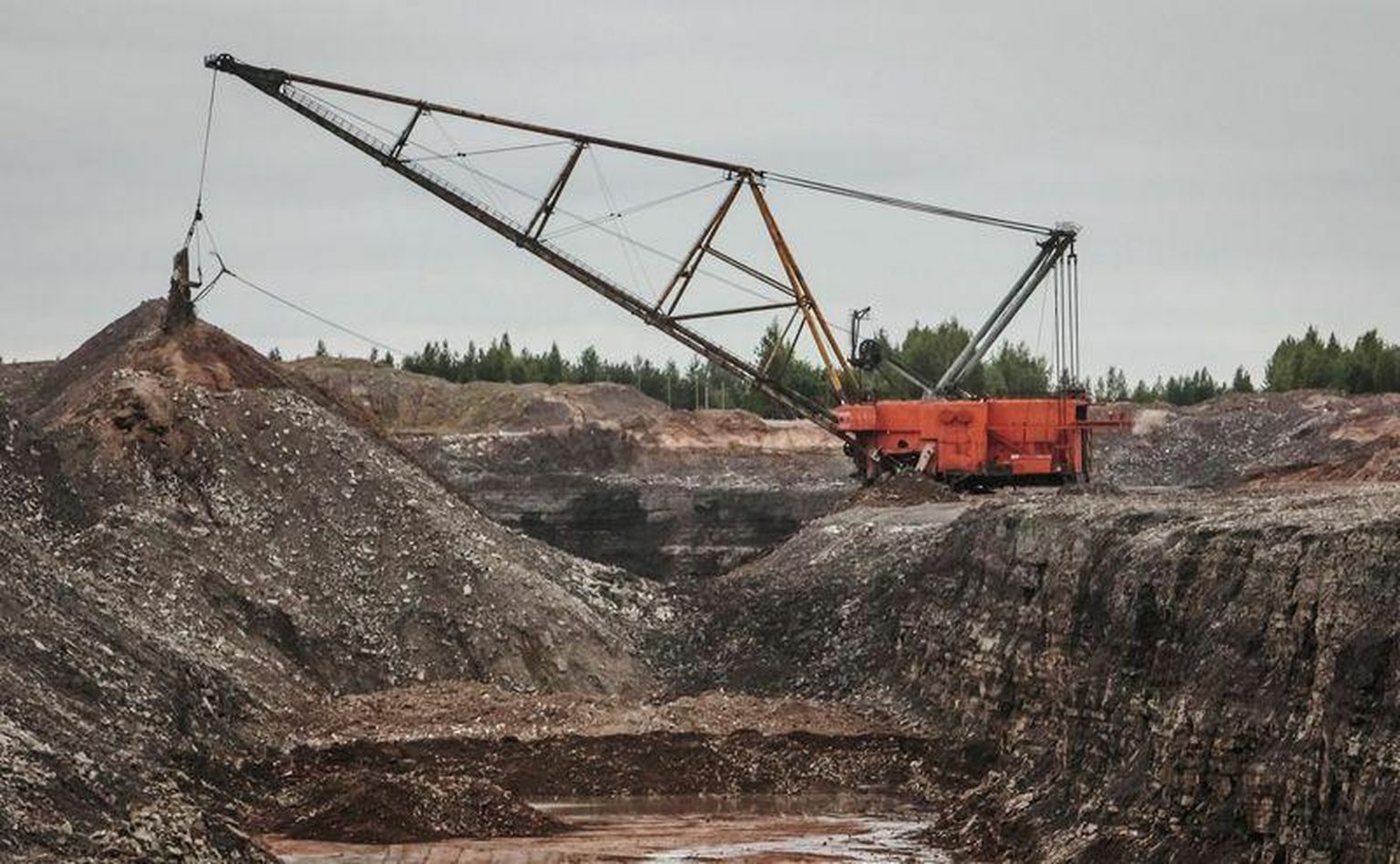 Ida-Virumaa põlevkivikaevandus.