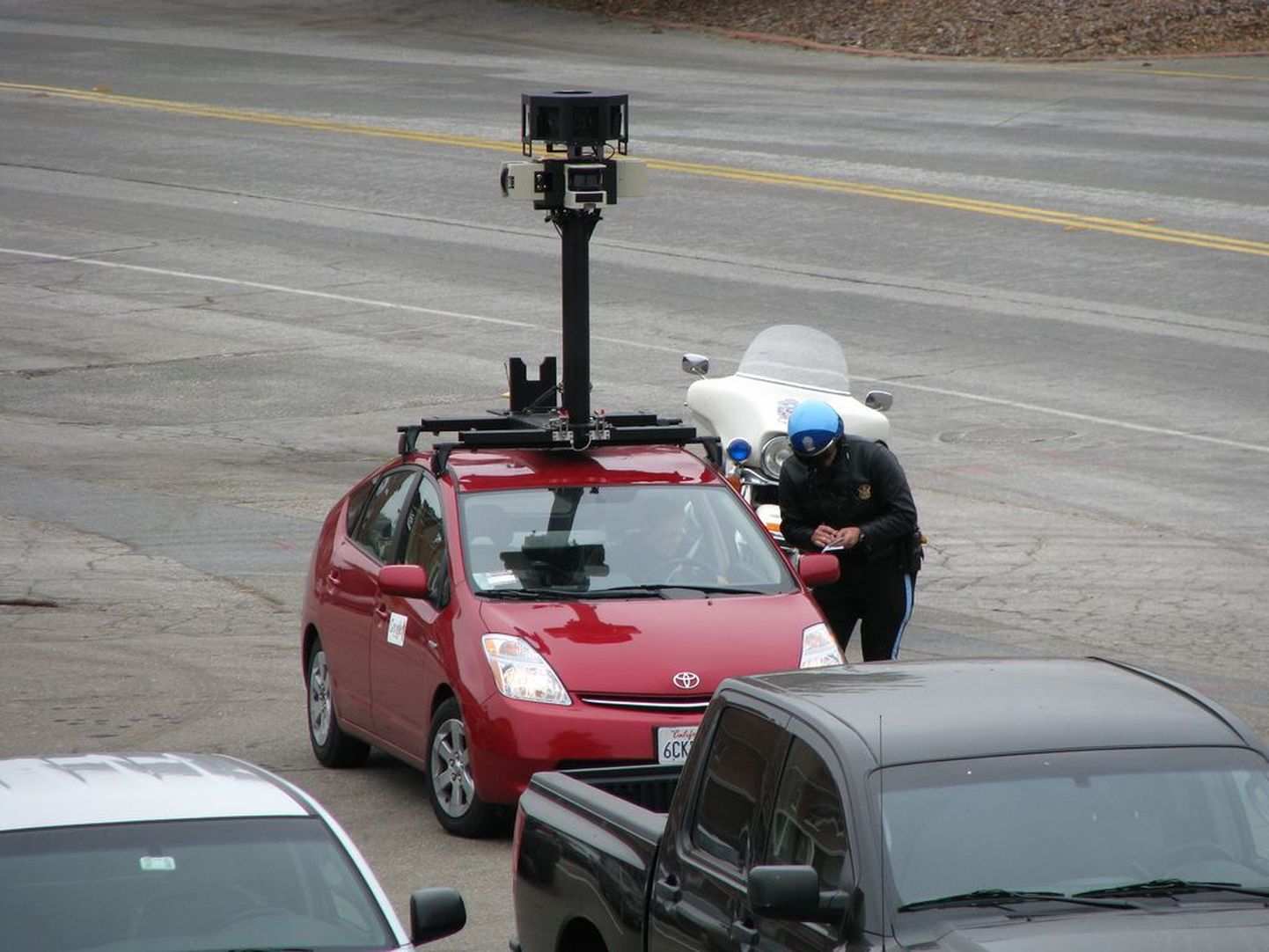 Street View masin, millega Google tänavaid üles pildistab.