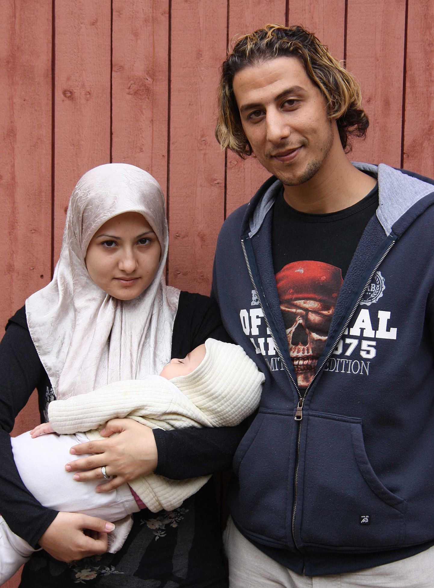 Rootsist varjupaika palunud Süüria pere.