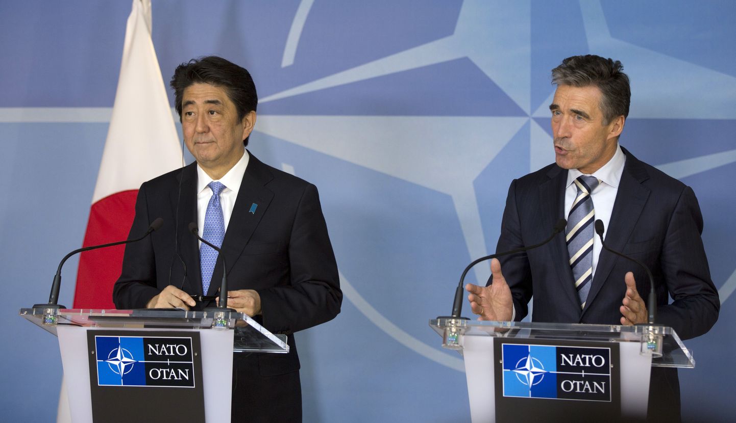 Jaapani peaministri Shinzo Abe visiit NATO peakorterisse.