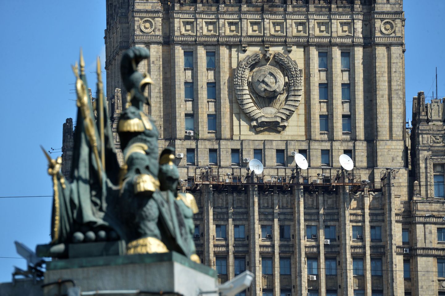 Venemaa välisministeeriumi hoone Moskvas.