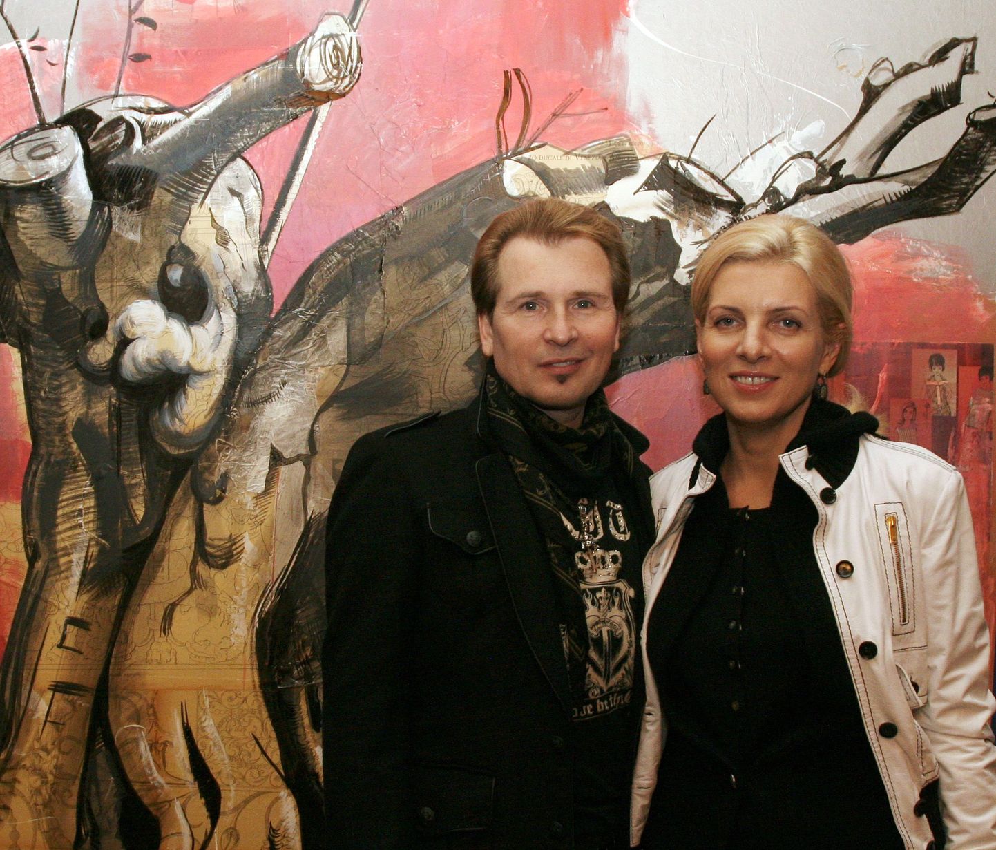 Александр Малинин с супругой Эммой.
