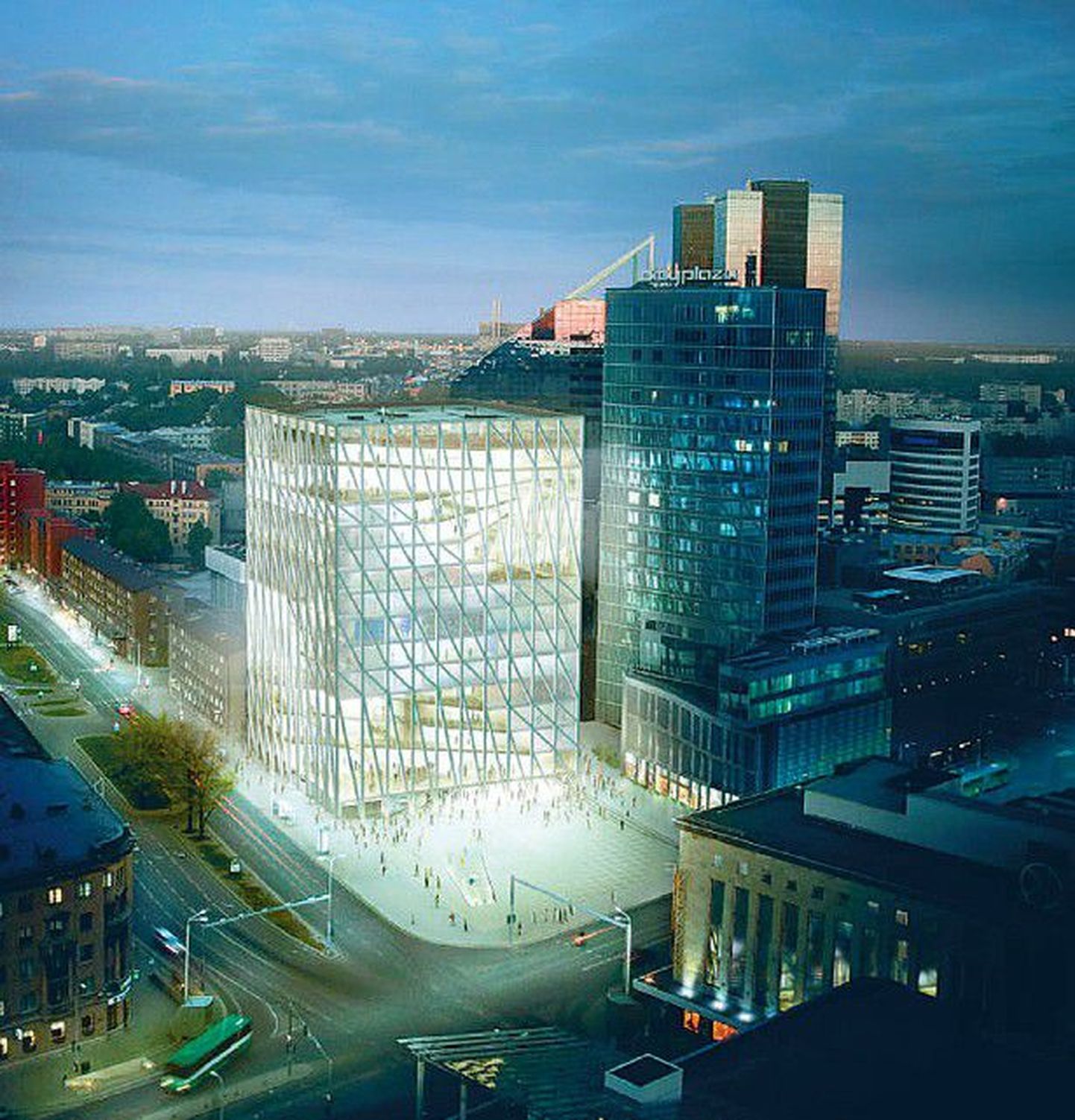 Kunstiakadeemia uus hoone Art Plaza (arhitektuuribürood SEA ja Effekt).