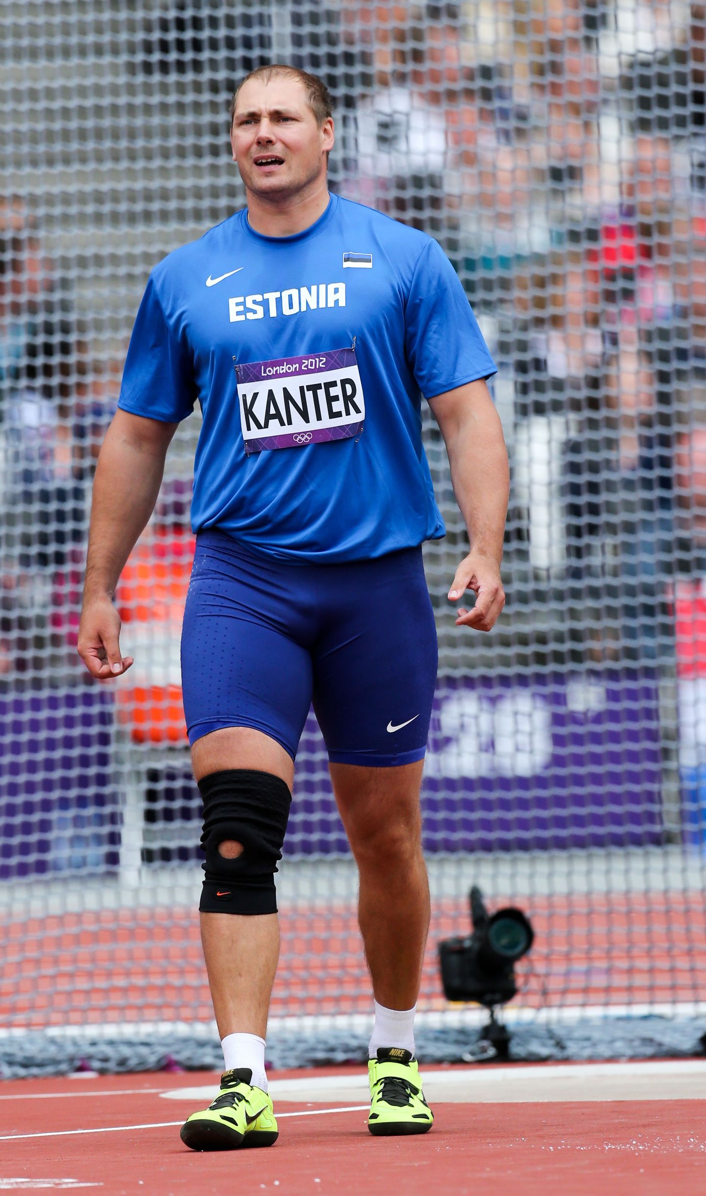 Герд Кантер на квалификационных соревнованиях лондонской Олимпиады.