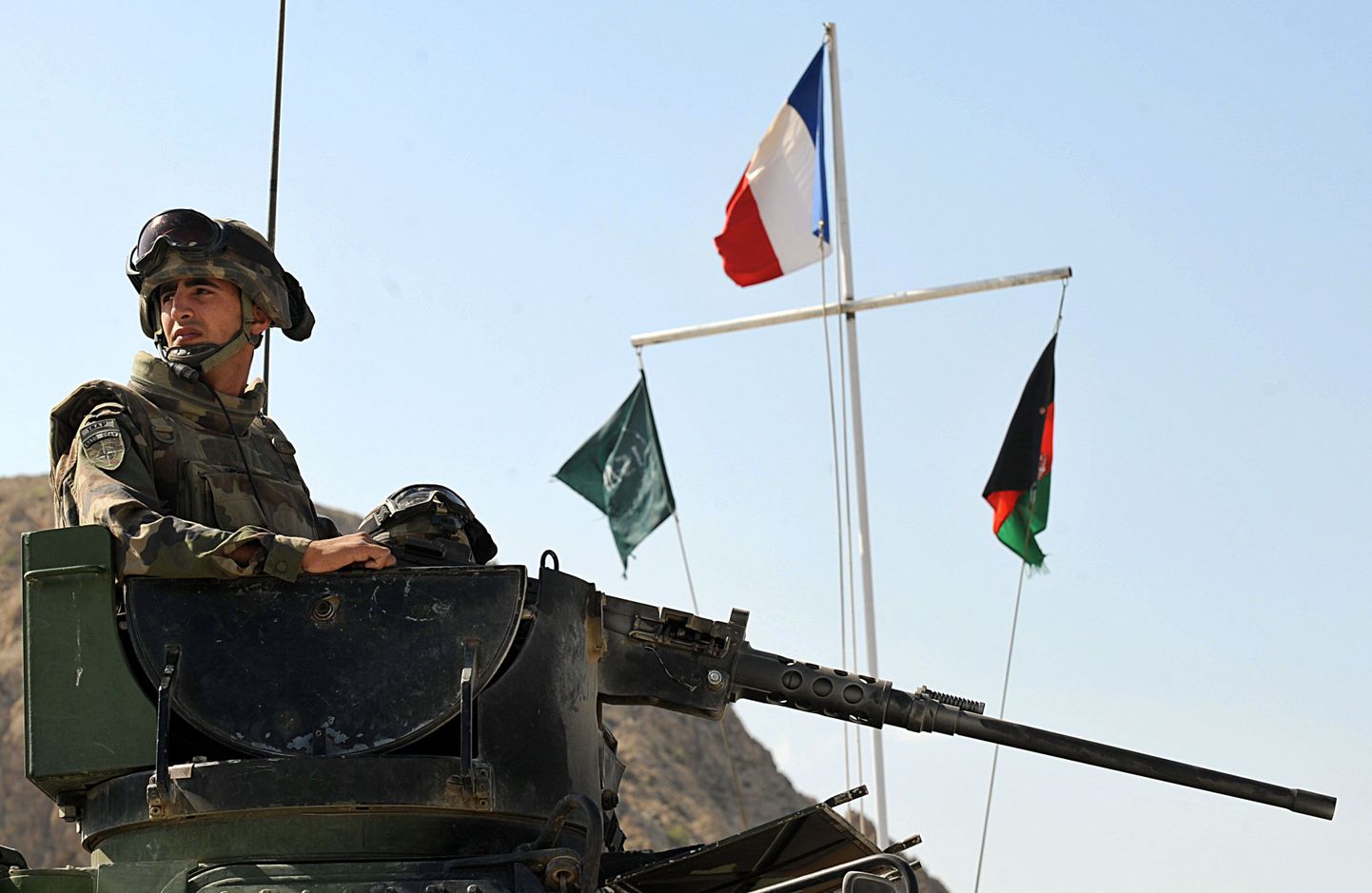 NATO julgeolekuabivägede ISAF koosseisu kuuluvad Prantsuse sõdurid Afganistanis.