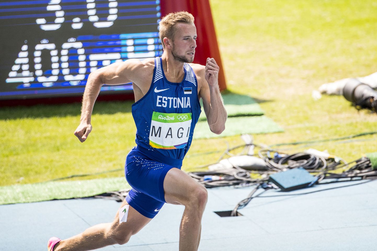 Rasmus Mägi Rio olümpiamängude finaalis.