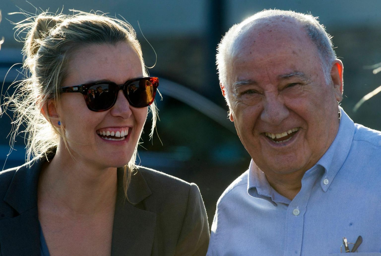 Zara emafirma Inditex asutaja Amancio Ortega ja tema tütar, ettevõtte juht Marta Ortega 2016. aastal.