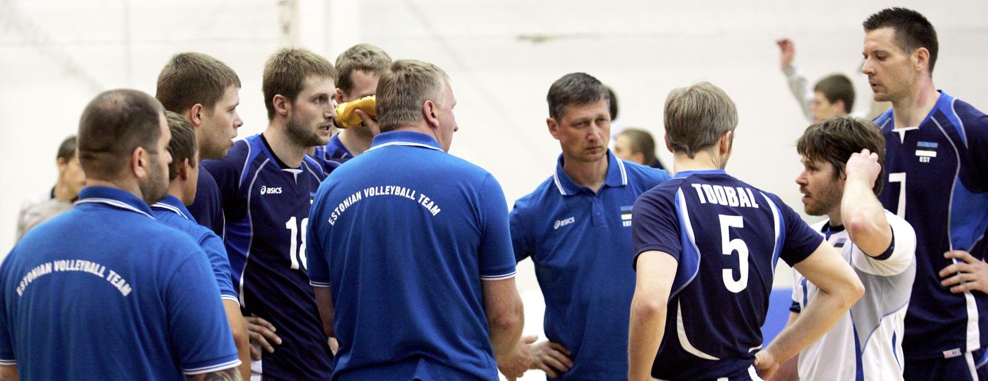 Мужская сборная Эстонии по волейболу.