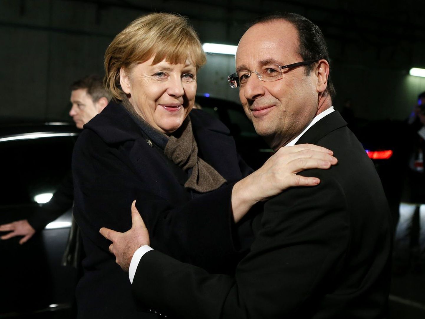 Angela Merkel ja Francois Hollande.