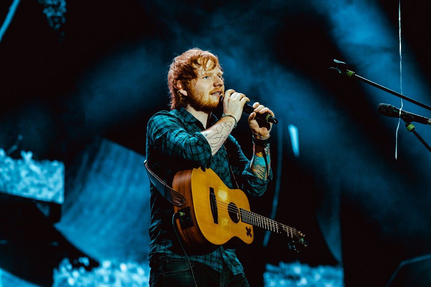 Üle ilma kuulus: Ed Sheeran ja tema kitarr.