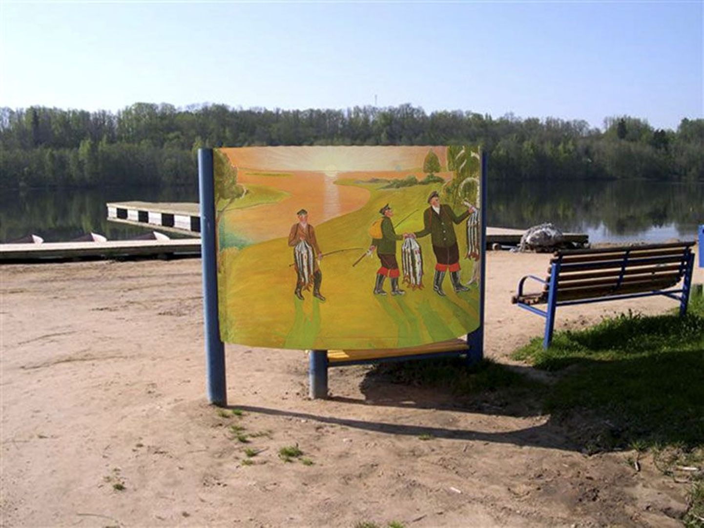 Selline võib Viljandi ranna riietuskabiin välja näha pärast kaunistamist.