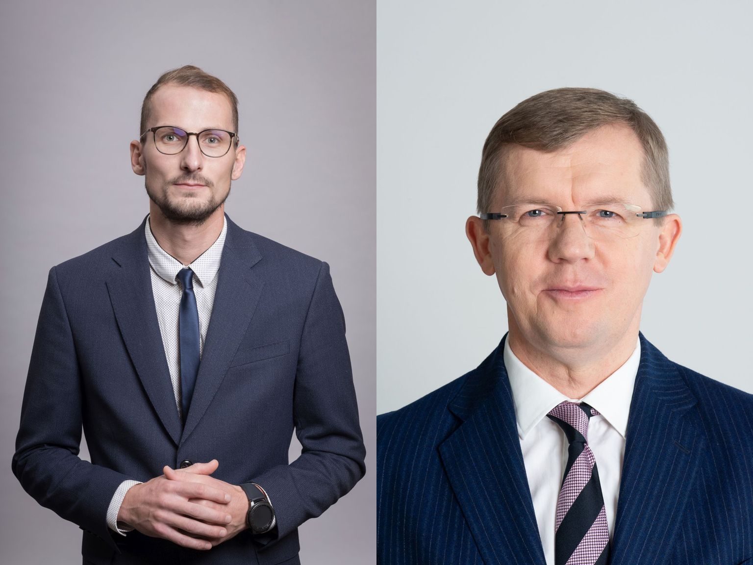 Tartu linna kultuuriosakonda asub juhtima Sten Svetljakov(vasakul) ning rahandusosakonna juhiks saab Meelis Luht.