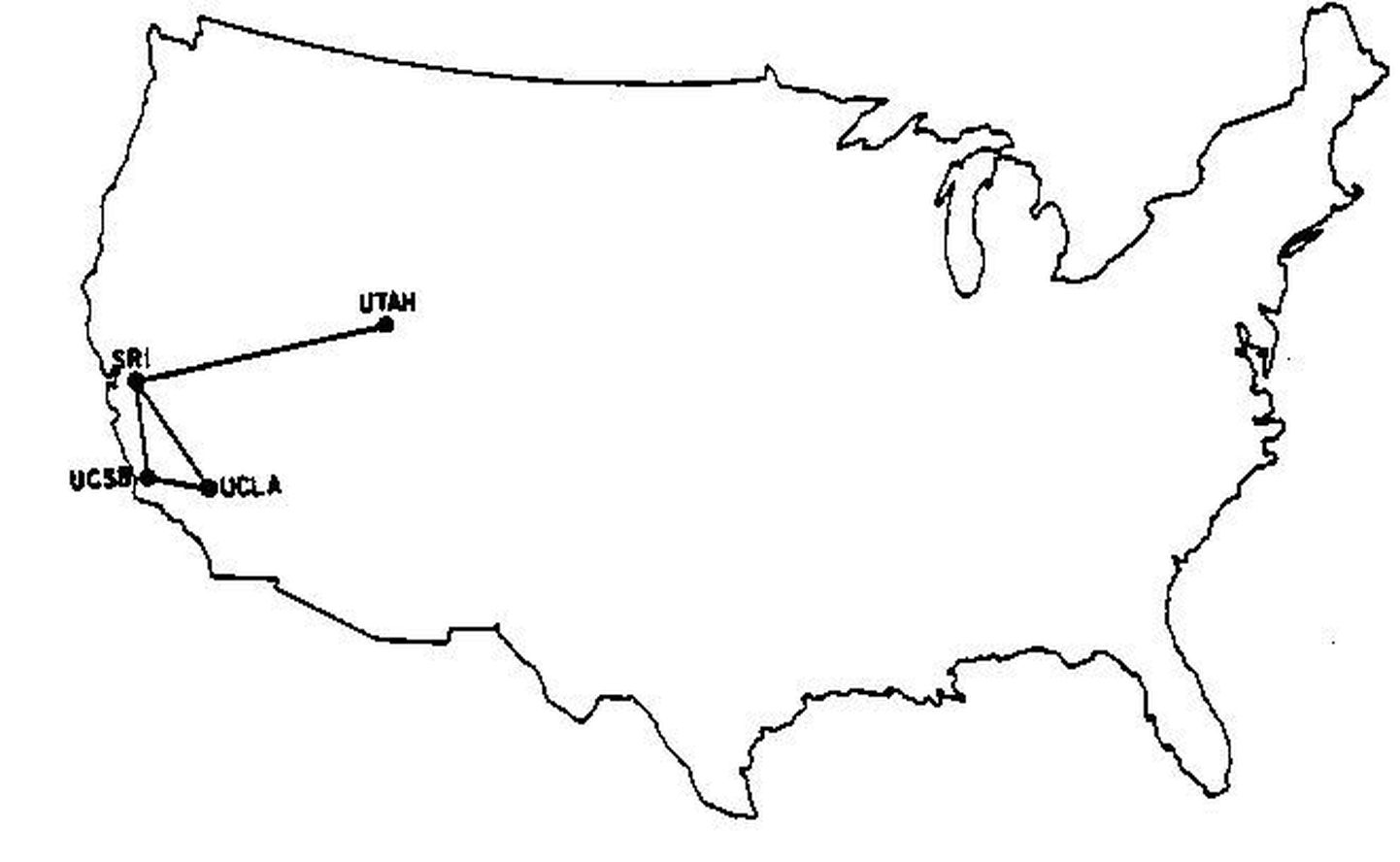 Selline nägi maailma internetikaart välja 45 aastat tagasi
