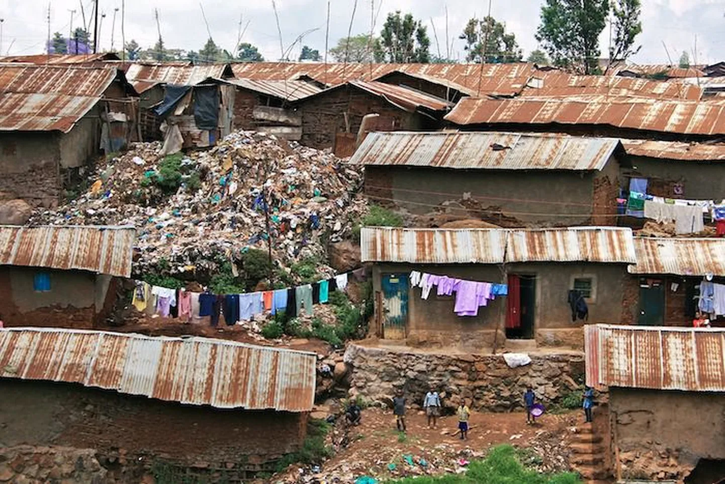 Majad Kibera slummis.