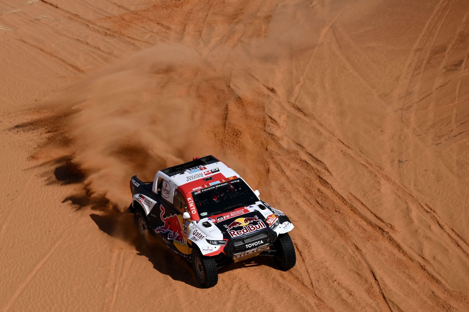 Nasser Al-Attiyah tänavusel Katari rallil.