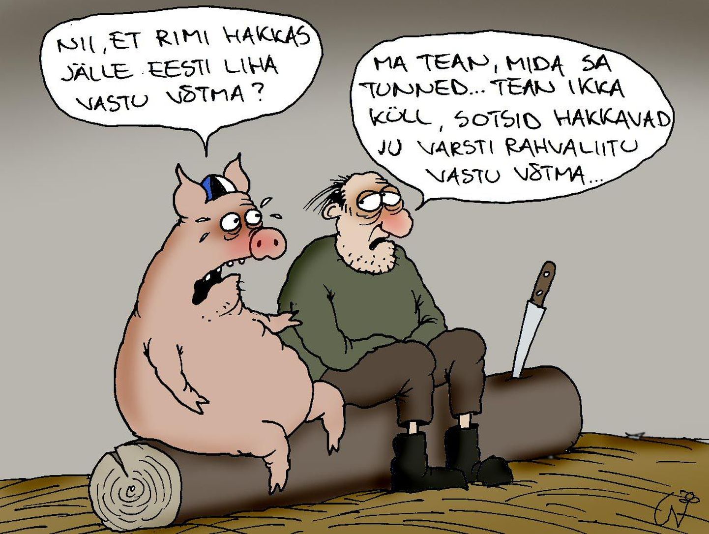 Rimi hakkas jälle Eesti liha müüma ja sotsid ja Rahvaliit tahavad ühineda.