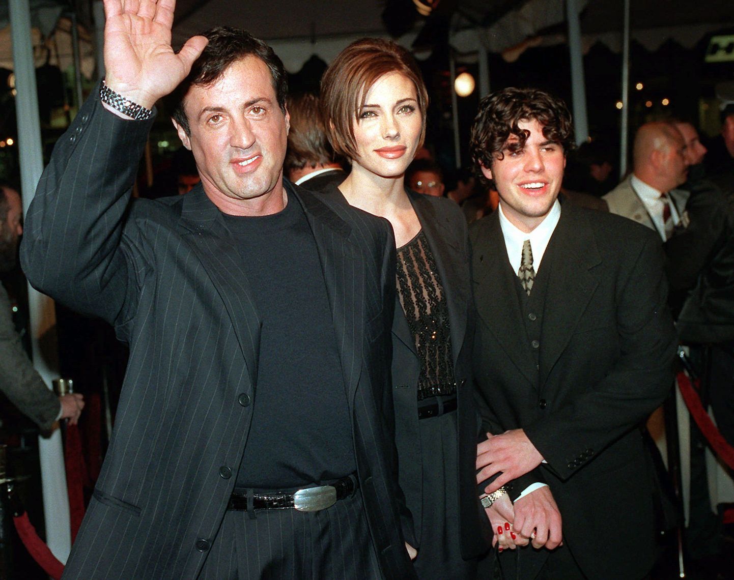 Sylvester Stallone, Jennifer Flavin ja Sage Stallone 1996. aastal