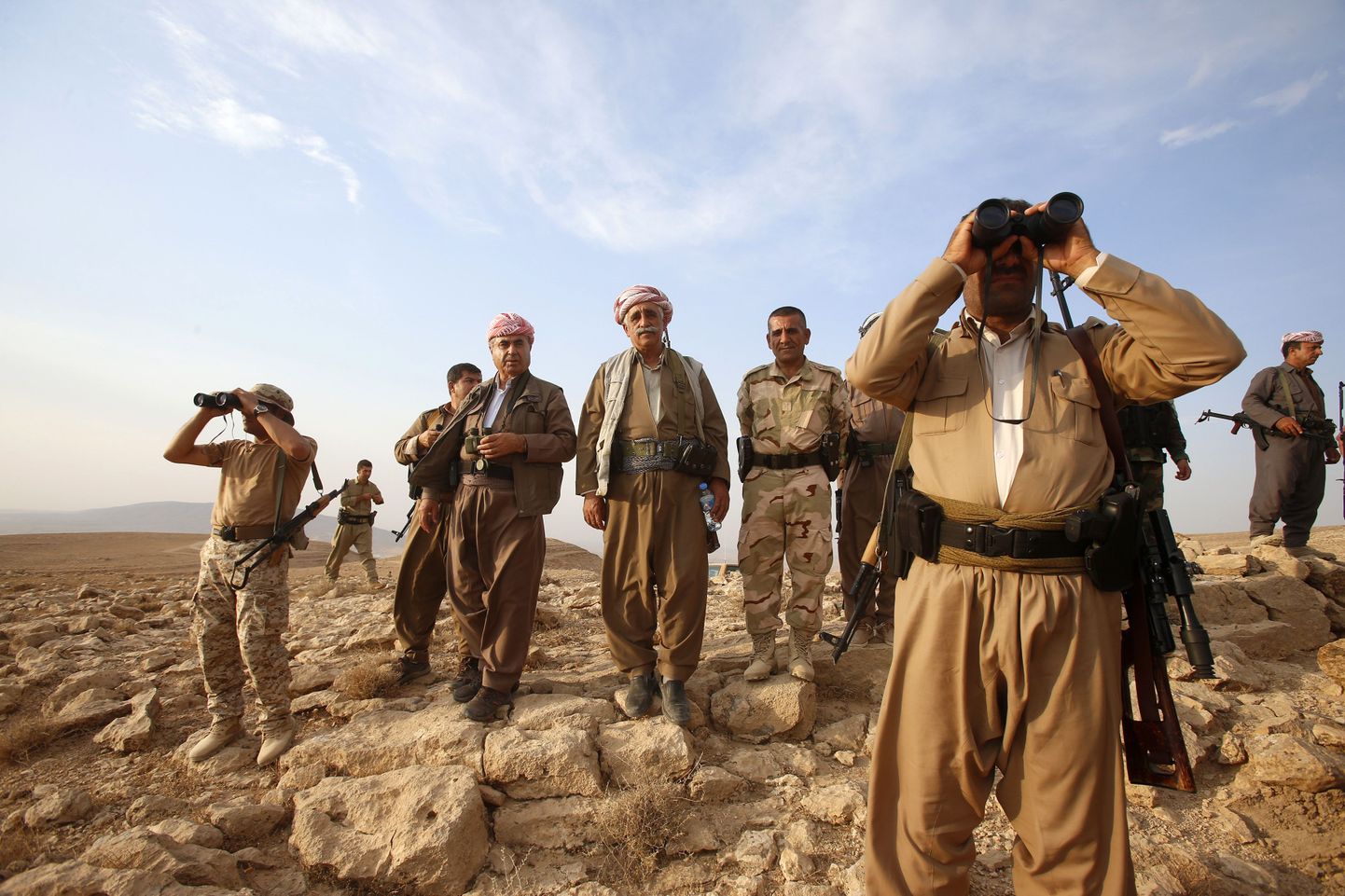 Iraagi kurdide armee Pešmerga maaväed on osutanud sunniitlikule äärmusrühmitusele Islamiriik tugevat vastupanu.