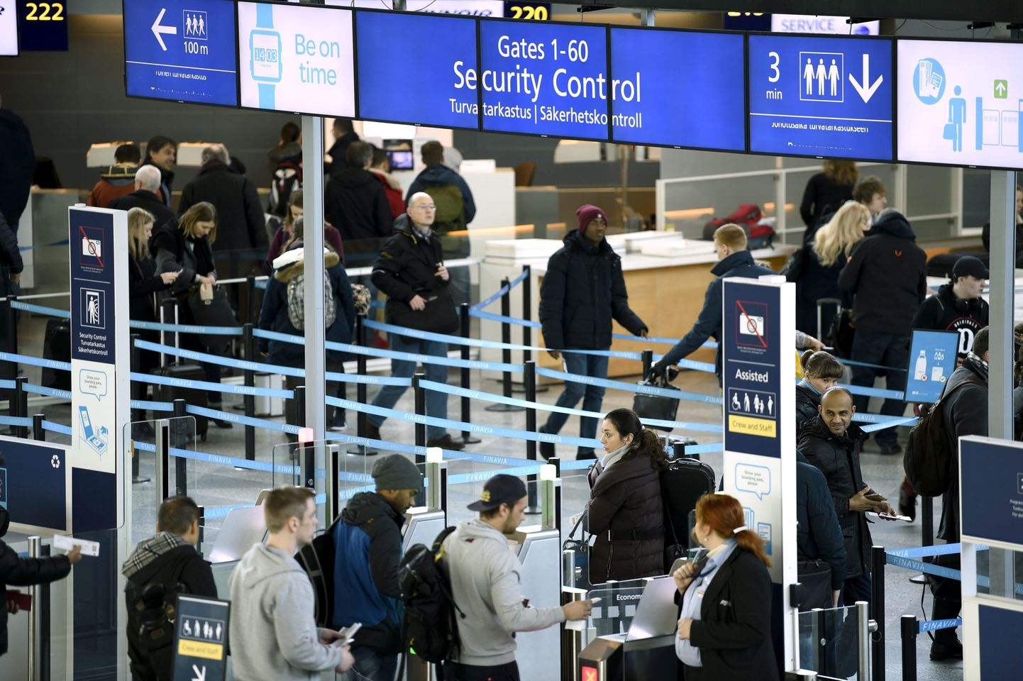 10. märtsil tühistas Helsingi lennujaama maapealsete teenindajate streik suure hulga lende.