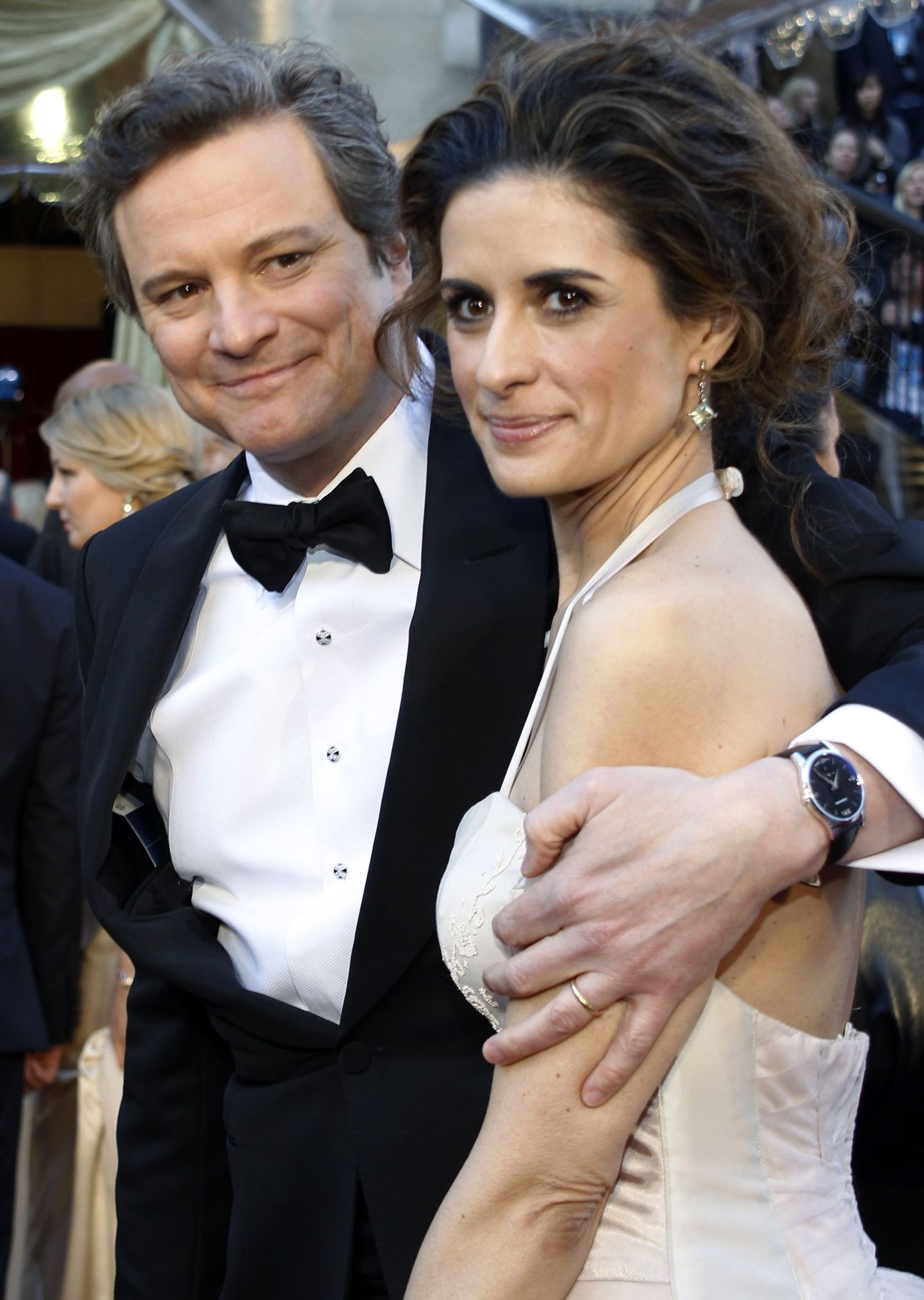 Colin Firth ja ta abikaasa Livia Giuggioli