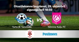 Jalgpalli otsepilt: Kalju alistas Tiiriku lahkumismängus Tammeka