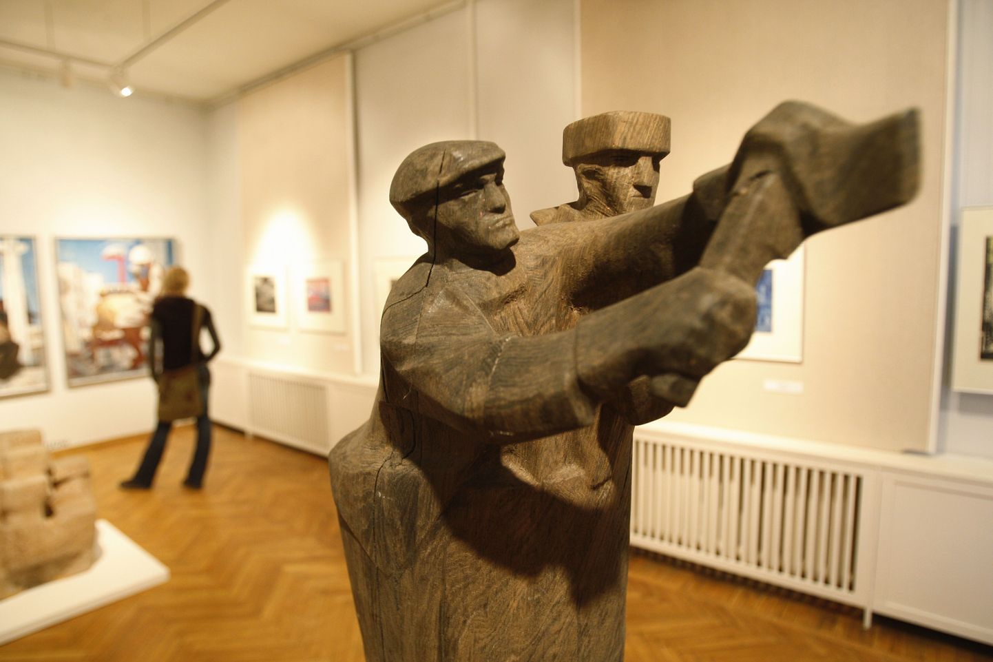 Pilt on tehtud Tartu Kunstimuuseumi näitusel «Tulevik sünnib täna. ENSV progressivne kunst 1958-1968».