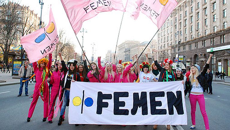 Участницы движения Femen 