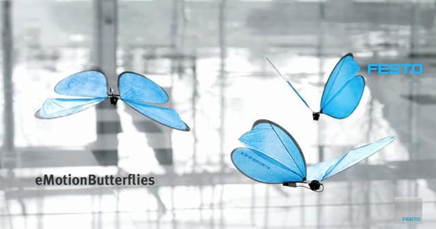 Ученые создали реалистичную модель роботов-бабочек.