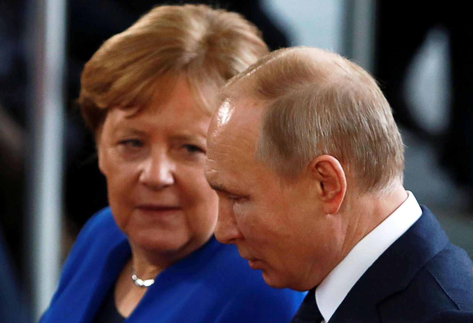 Ангела Меркель и Владимир Путин.