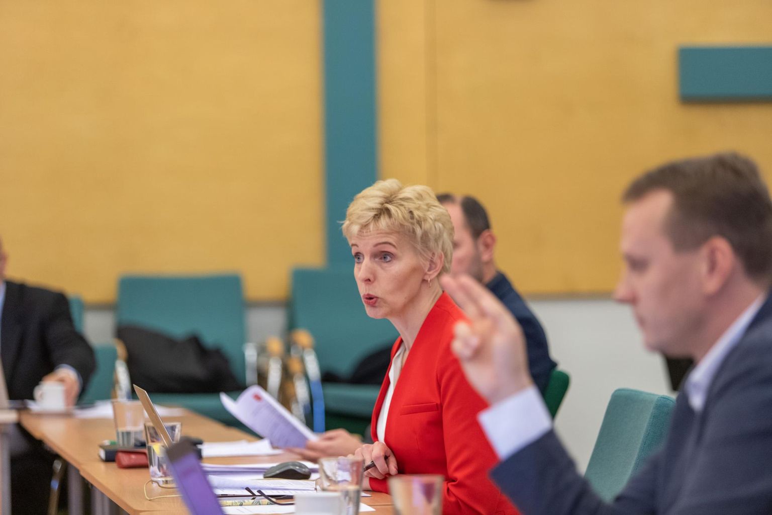 Volikogu esimehe Aino Viinapuu arvates pole nii raskes seisus vallas nagu Põhja-Sakala rindejooni tõmmata mõistlik ning kõik võiksid poliitilisest kuuluvusest sõltumata teha tööd valla päästmise nimel.