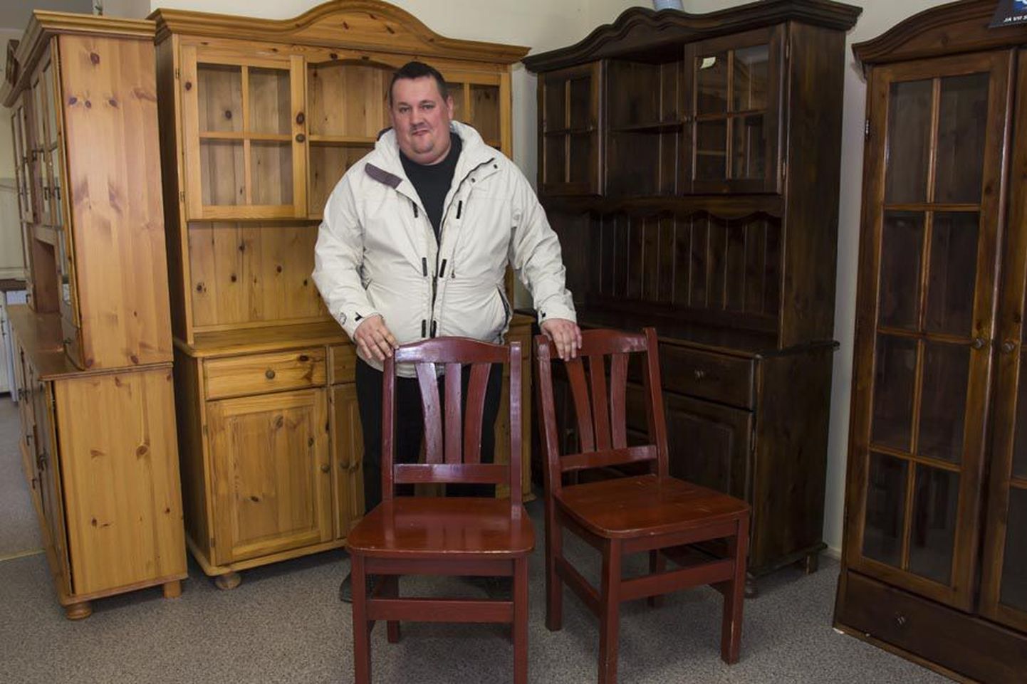 Enamik mööblist, mida Raul Kähar oma kaupluses pakub, on pärit Norrast.
