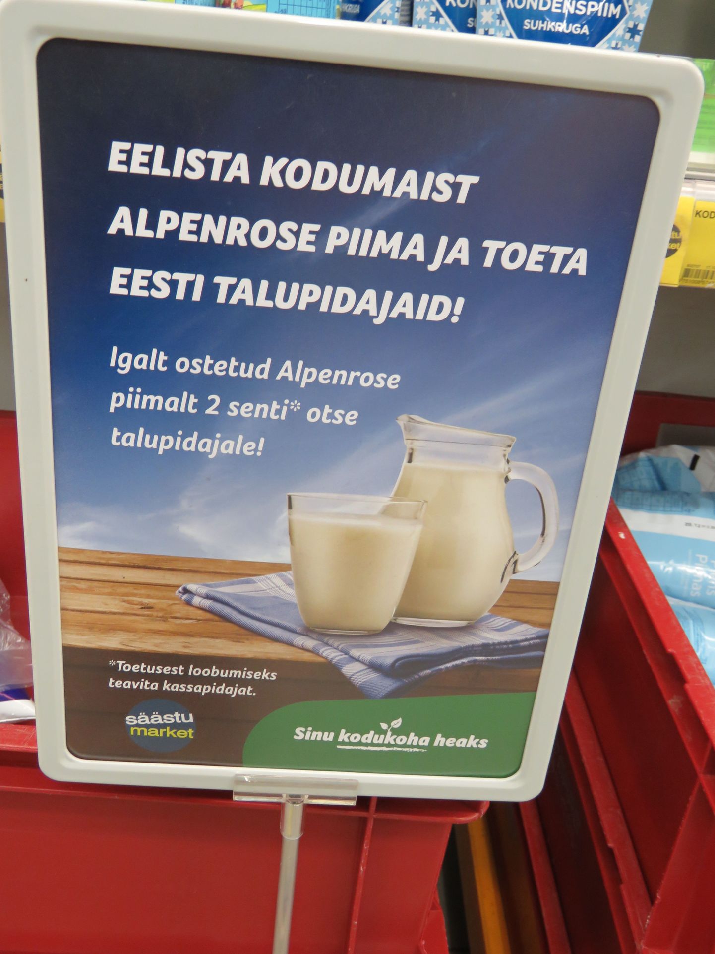 Odavaimat piimahinda taga ajades ei pruugi ju klient mõelda sedavõrd kaugele, et see võib otseselt mõjutada asjaolu, kas ta ka tulevikus saab poest Eesti piimast tehtud tooteid osta.