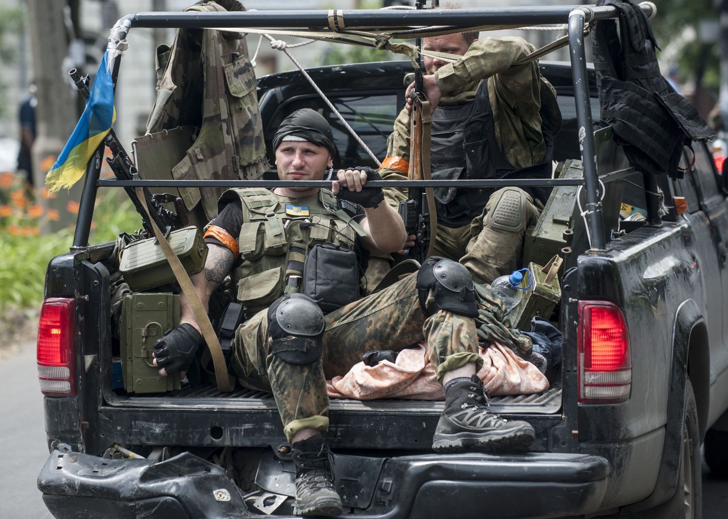 Украинские военные в Мариуполе. Иллюстративное фото.