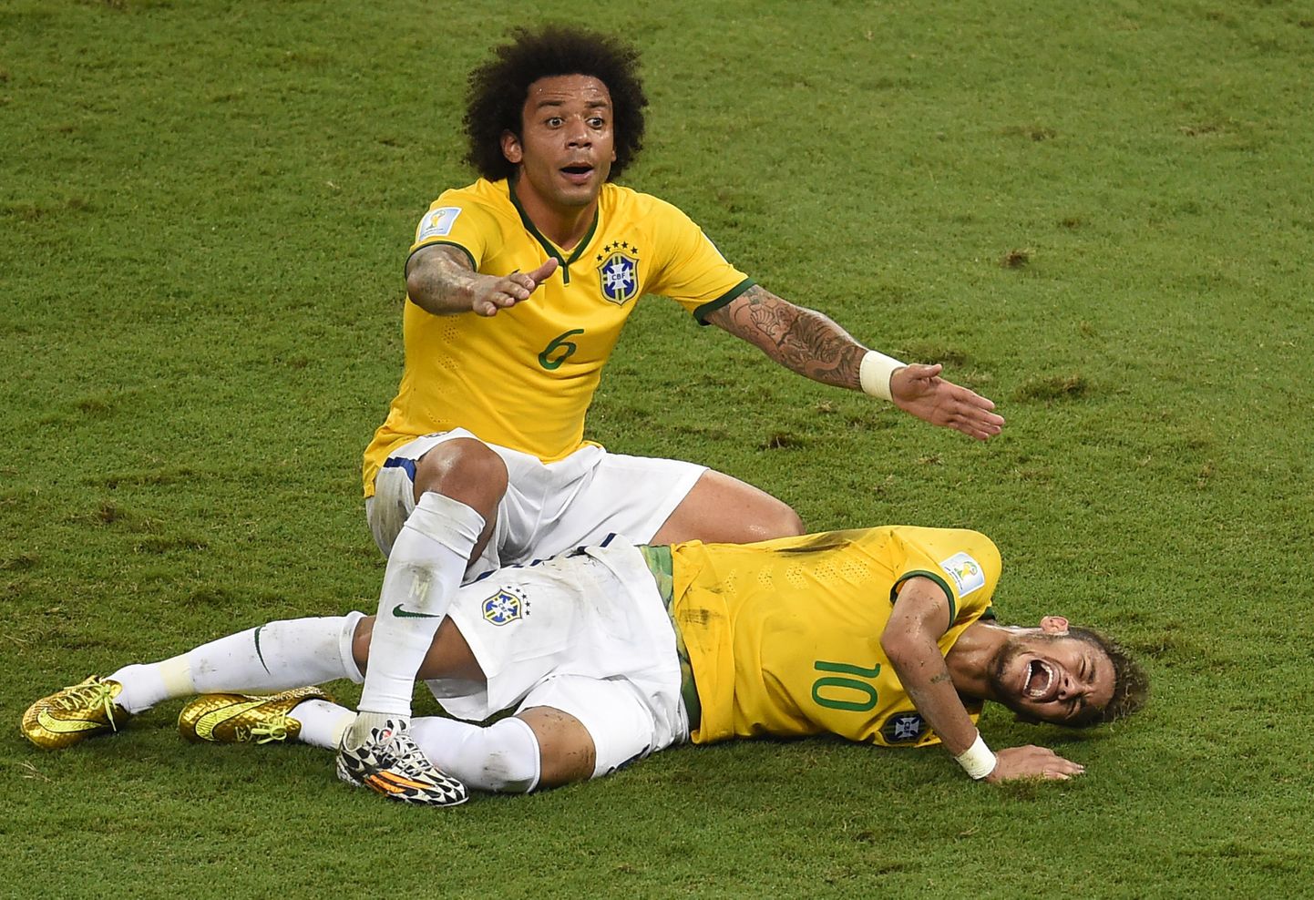 Marcelo abi kutsumas pärast Neymari tugevat kokkupõrget Zunigaga.