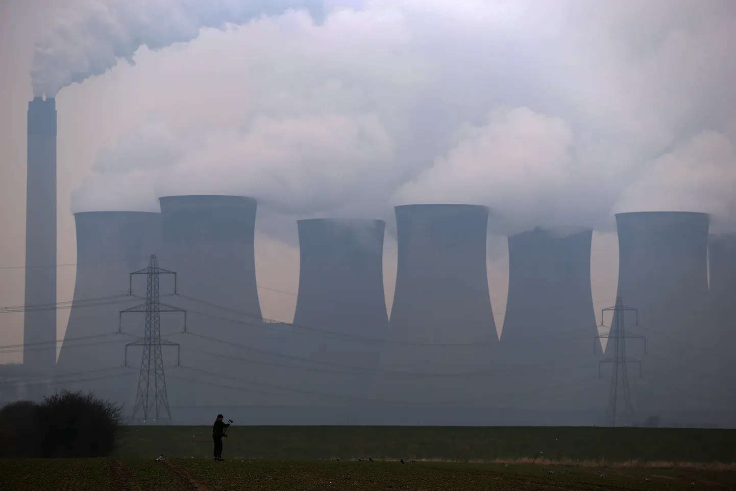 Elektrijaam. Foto on illustratiivne.