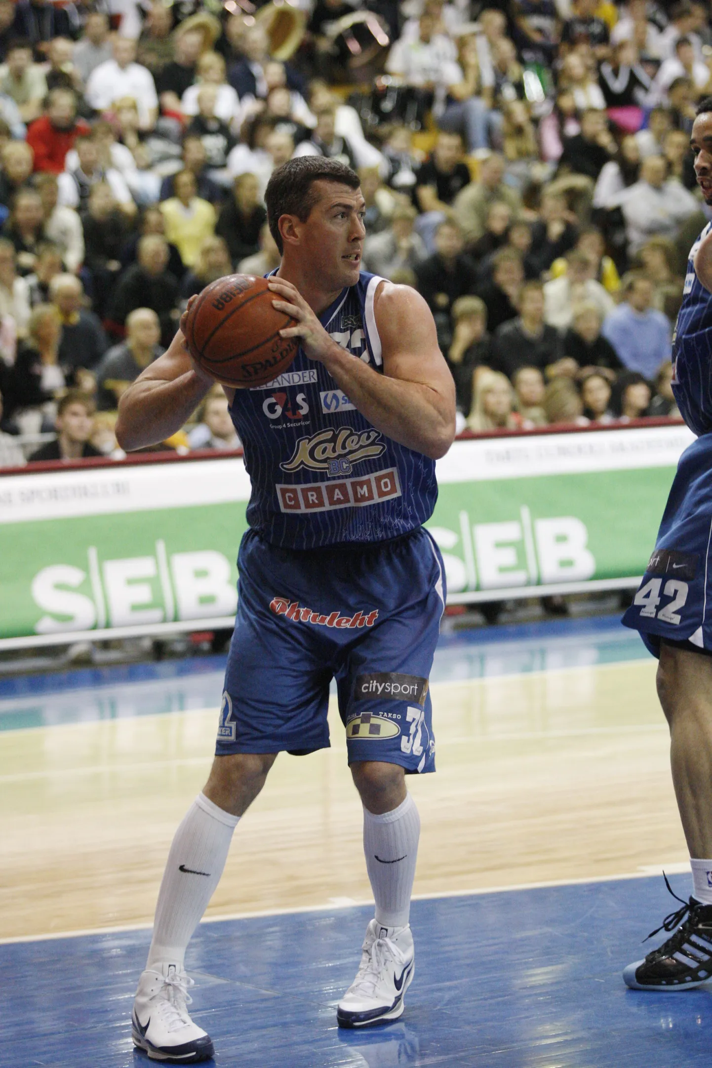 Nate Fox 2009. aastal BC Kalev/Cramo ridades mängimas.