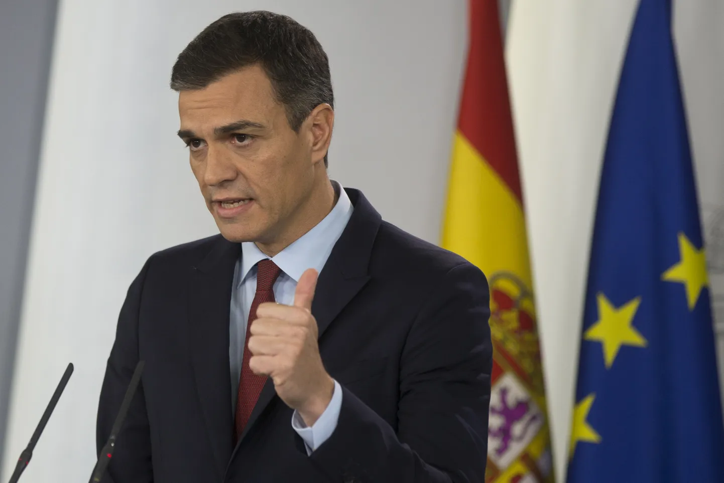 Hispaania peaminister Pedro Sánchez.