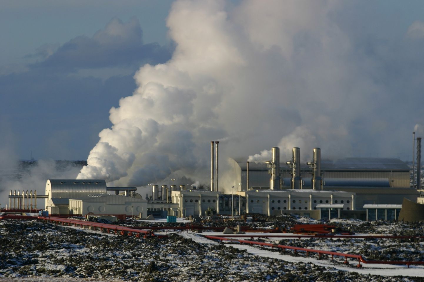 Geotermaal-elektrijaam Islandil.