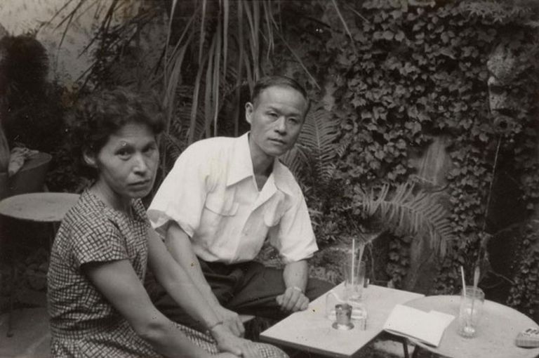 Masao Matsumotu ja Miyako Sonoda (vasakul) abiellusid 1937. aastal
