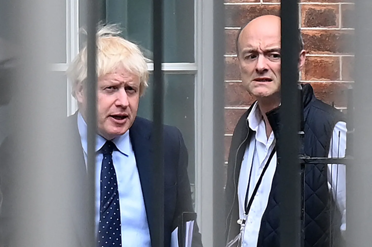 Britu politiskais stratēģis Dominiks Kamingss, Lielbritānijas premjerministrs Boriss Džonsons