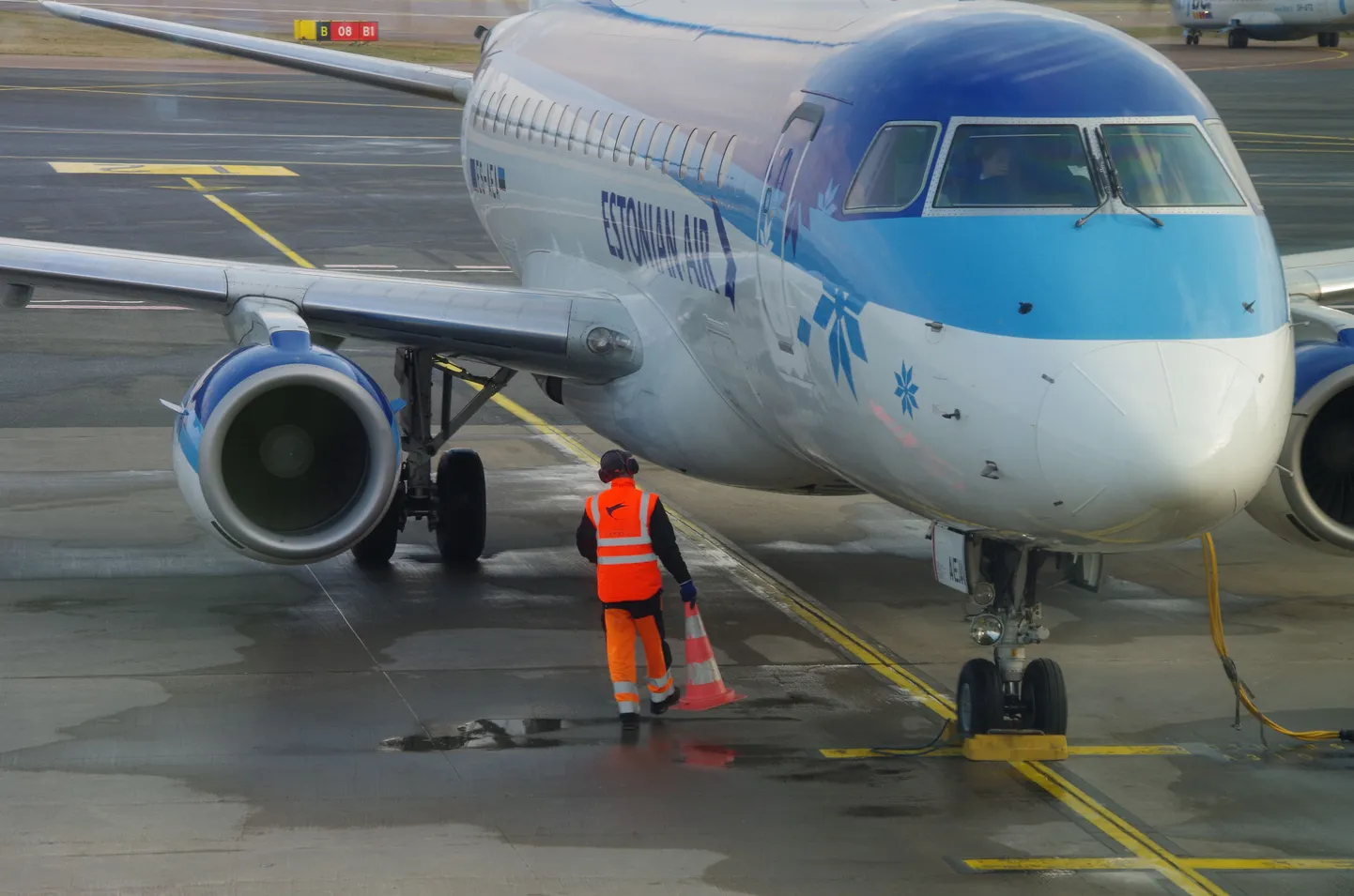 Estonian Air, Tallinna lennujaam