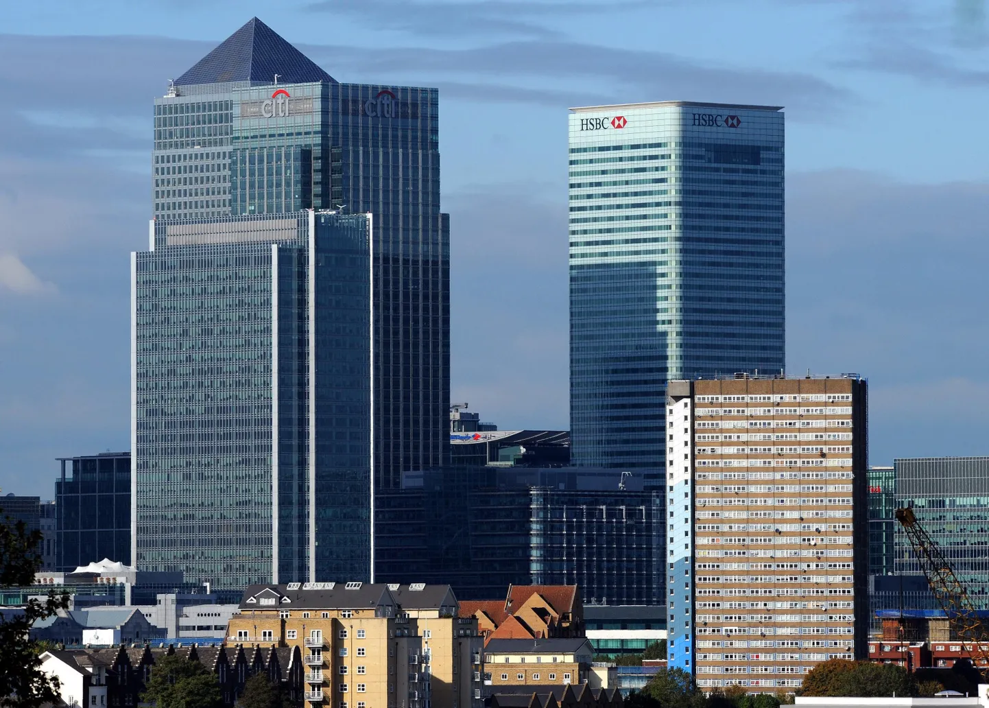 Suurpankade peakorterid Londonis.
