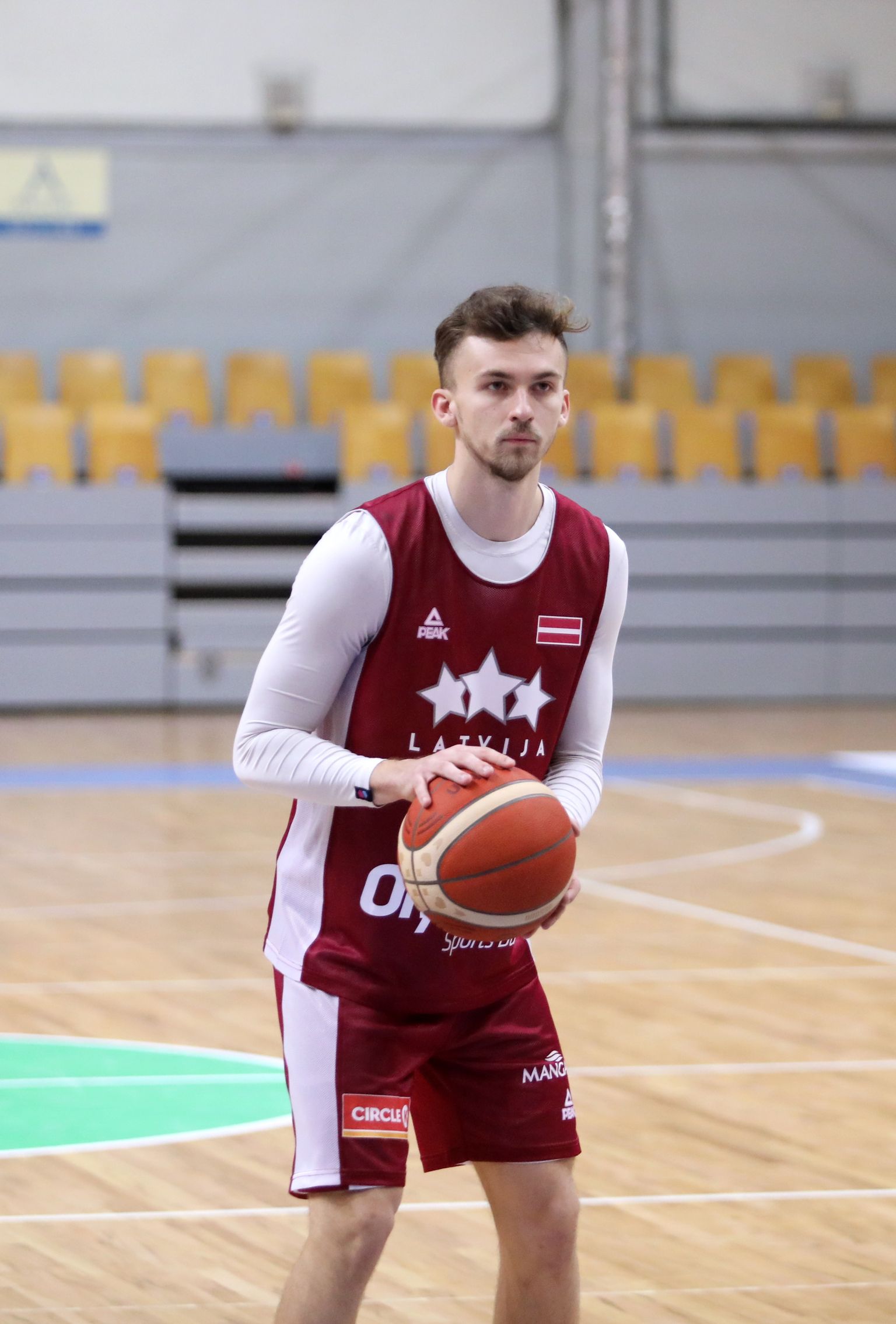 Latvijas vīriešu basketbola izlases spēlētājs Kristers Zoriks