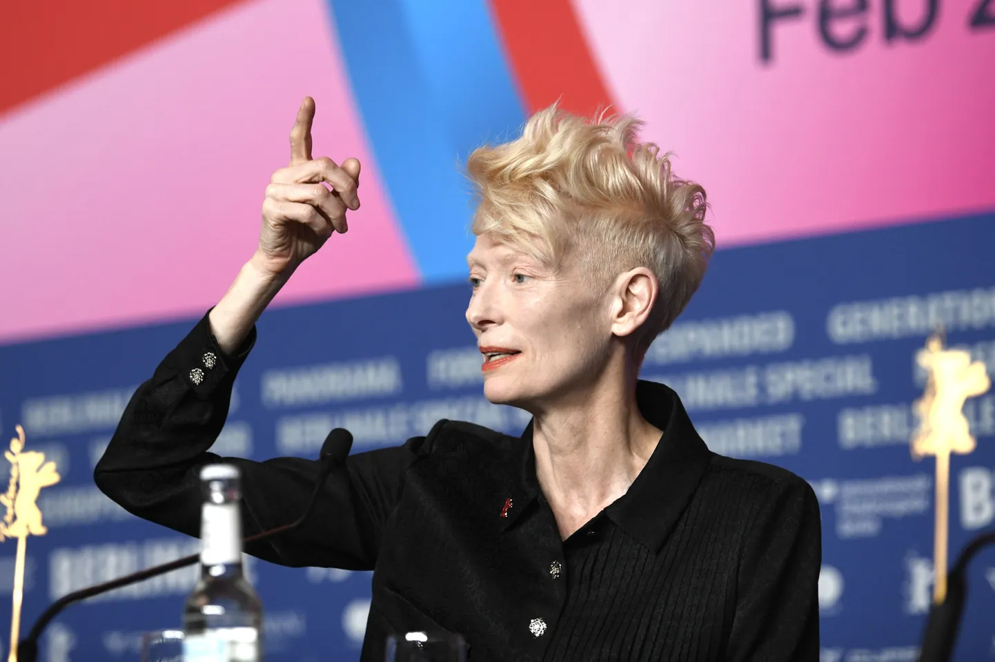Berliini filmifestivalil elutöö Kuldkaru saanud Tilda Swinton ütles, et ebainimlikkust pannakse toime otse meie silme all.