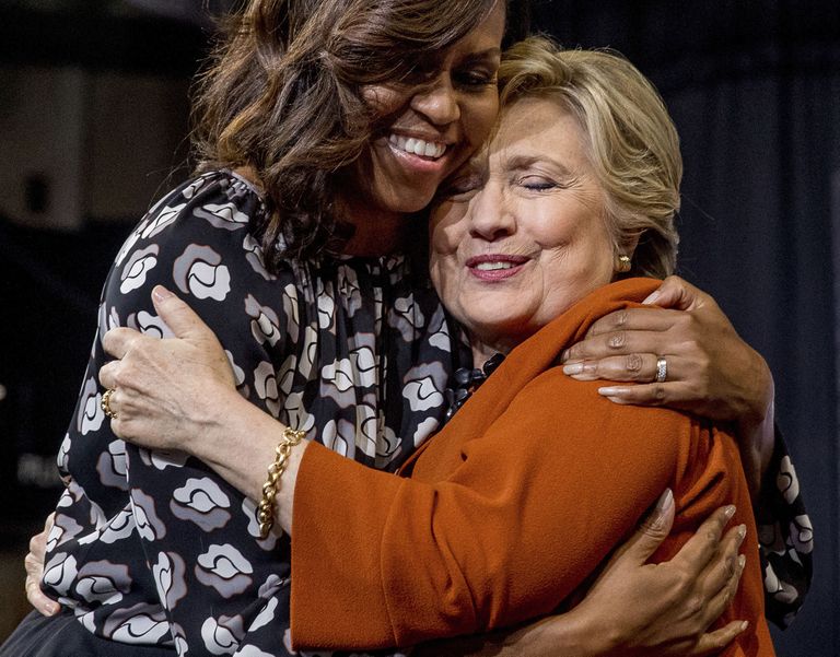 Michelle Obama ja Hillary Clinton / Scanpix