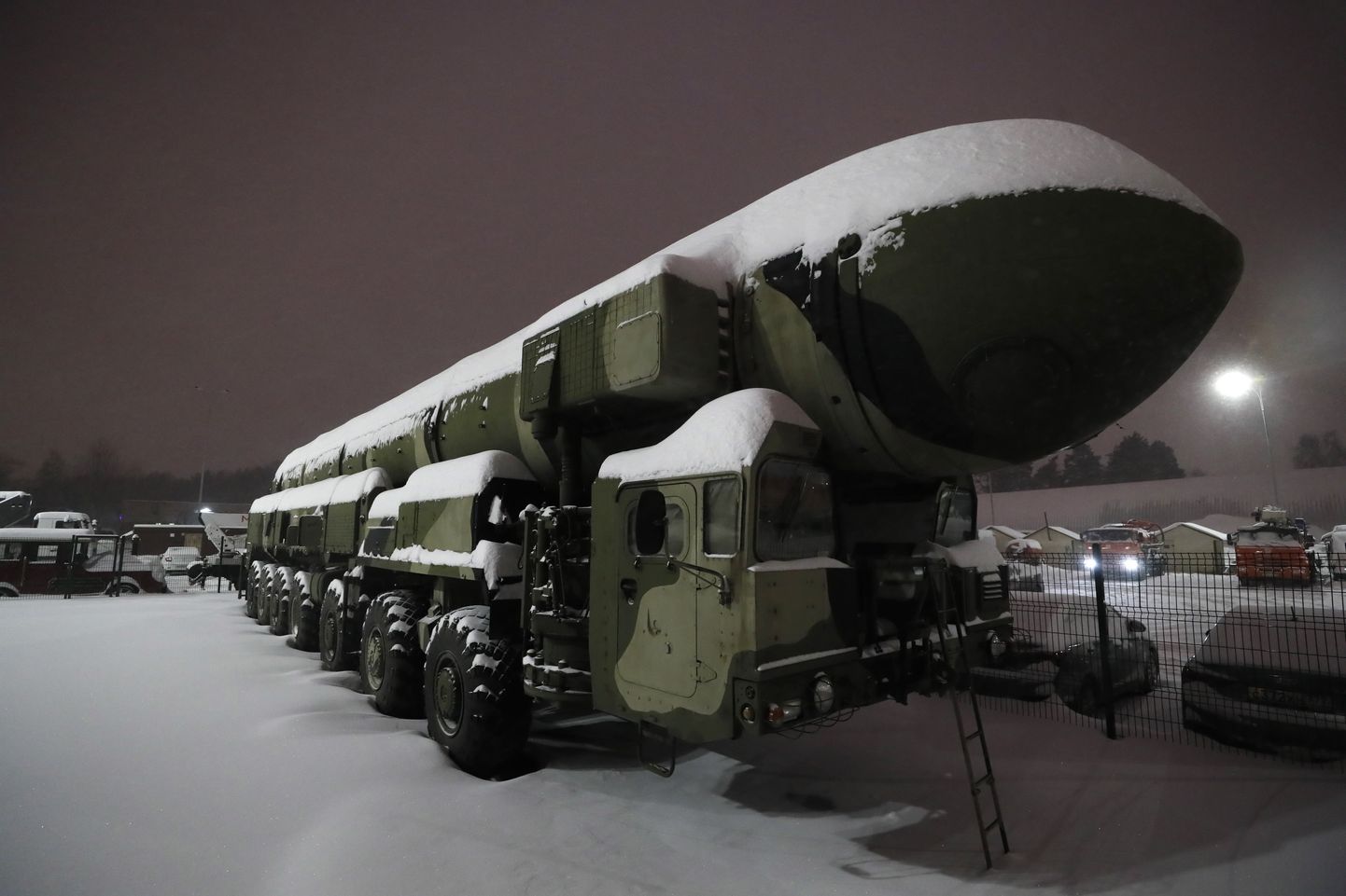 Venemaa strateegiline ballistiline rakett Topol.